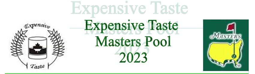 2023 Masters Golf Pool