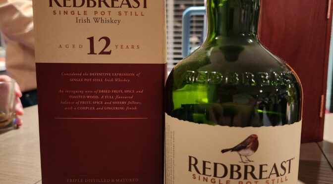 Redbreast 12 Year old Single Pot Still Whiskey